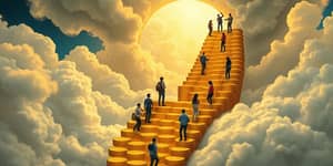 A Escada da Riqueza: Degraus Essenciais para o Desenvolvimento Financeiro